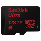 SanDisk Ultra 128GB UHI-I/Class 10 Micro SDXC Memory Card Up To 48MB/s With Adapter- SDSDQUAN-128G-G4A [Newest Version]