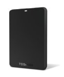 Toshiba 1TB Canvio Basics USB 3.0 Portable Hard Drive - HDTB210XK3BA(Black)