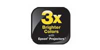 3x Brighter Colors with Epson