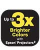 Up to 3x Brighter Colors with Epson